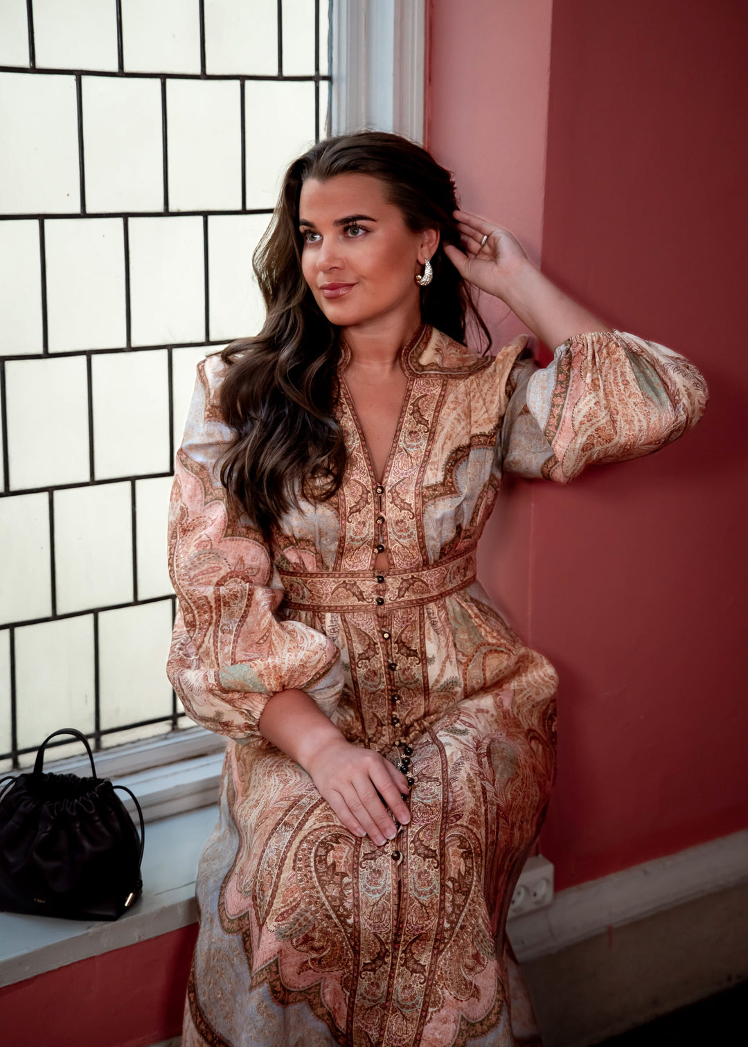 Wanderlust Plunge Midi Dress