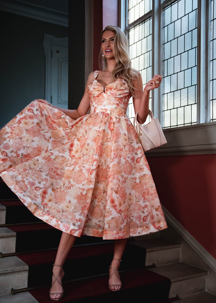 Rebellion Drape Midi Dress