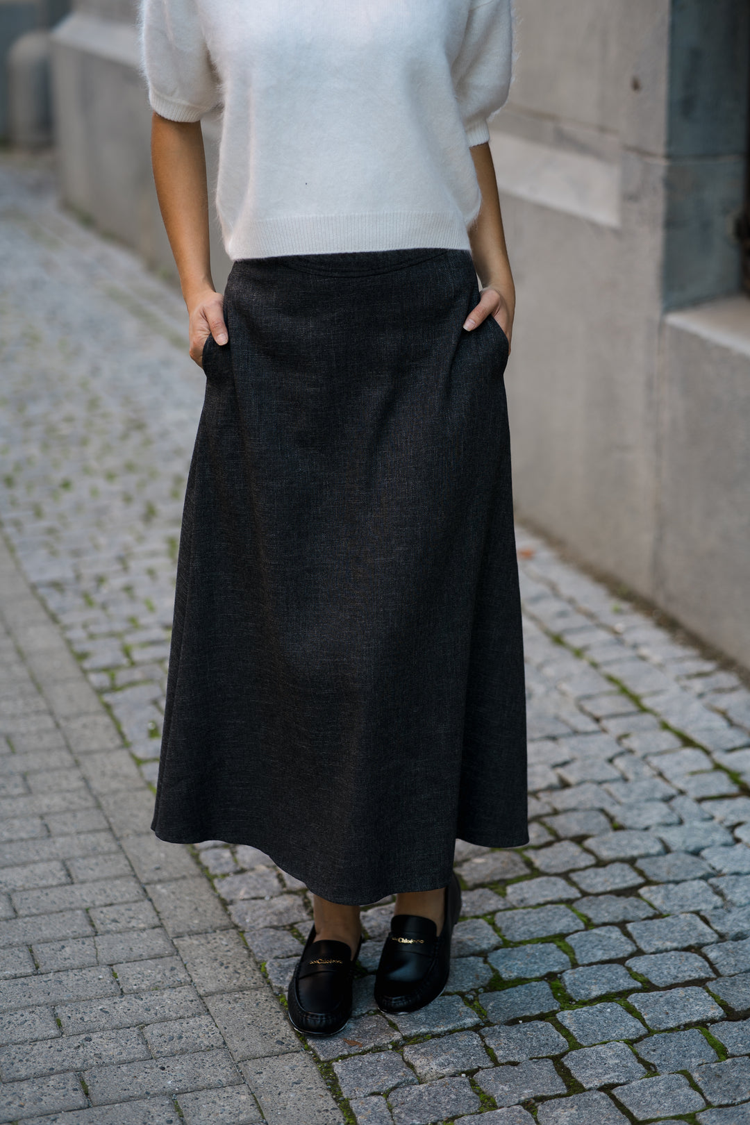 VINCE JASPÉ FULL SKIRT