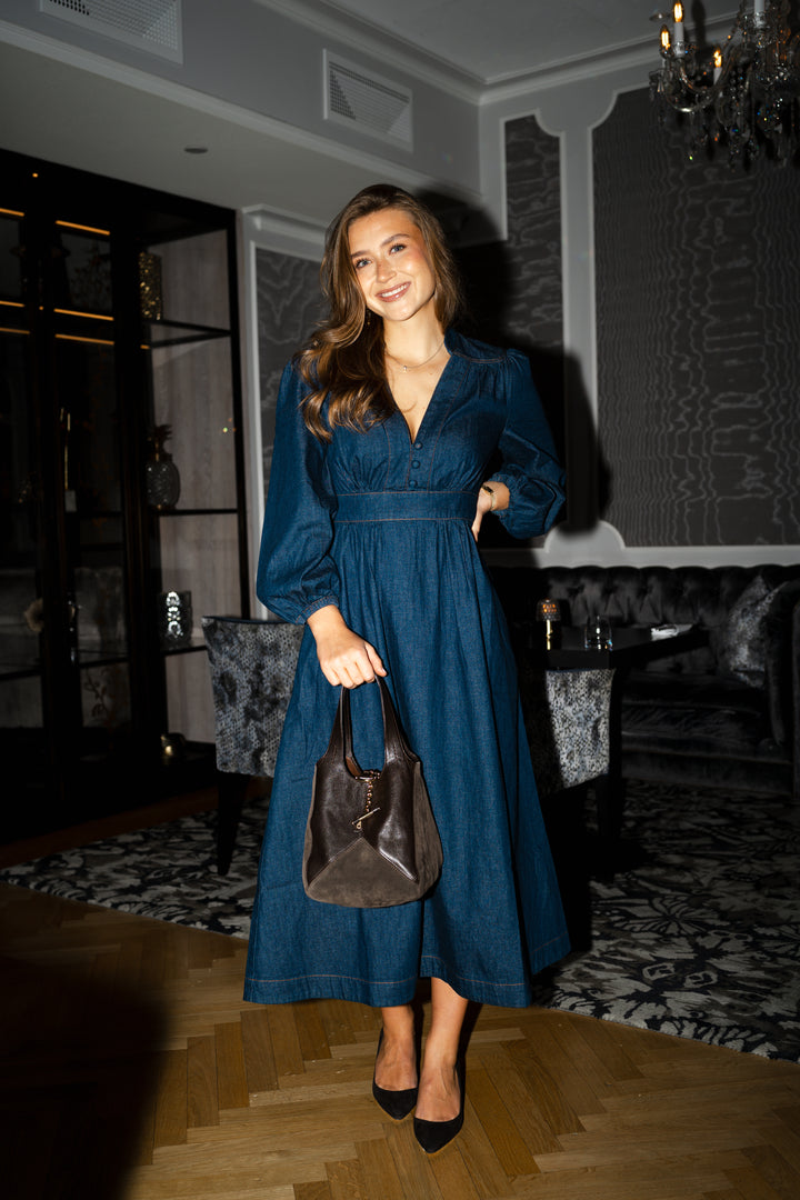 Awaken Denim Midi Dress