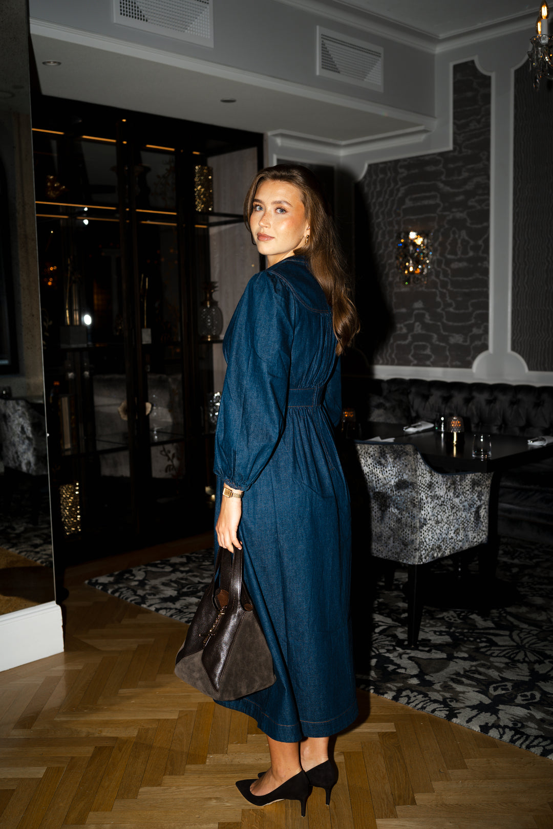 Awaken Denim Midi Dress