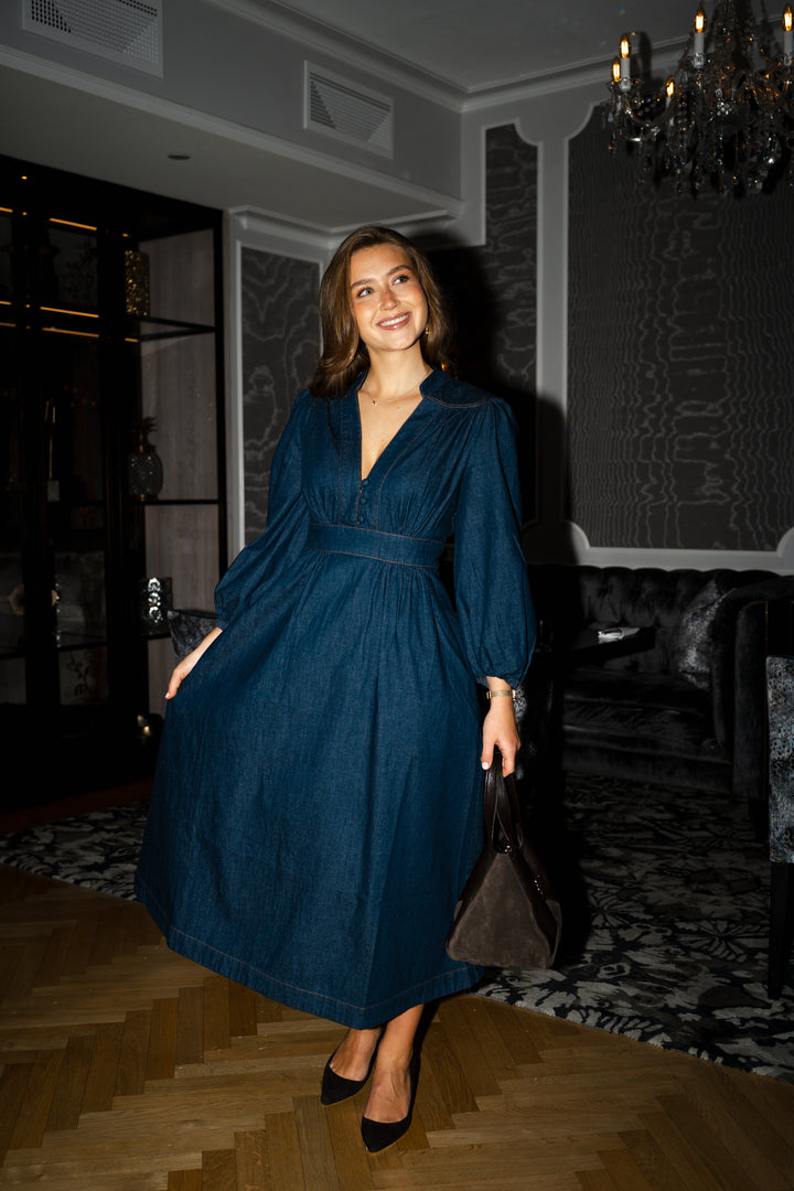 Awaken Denim Midi Dress