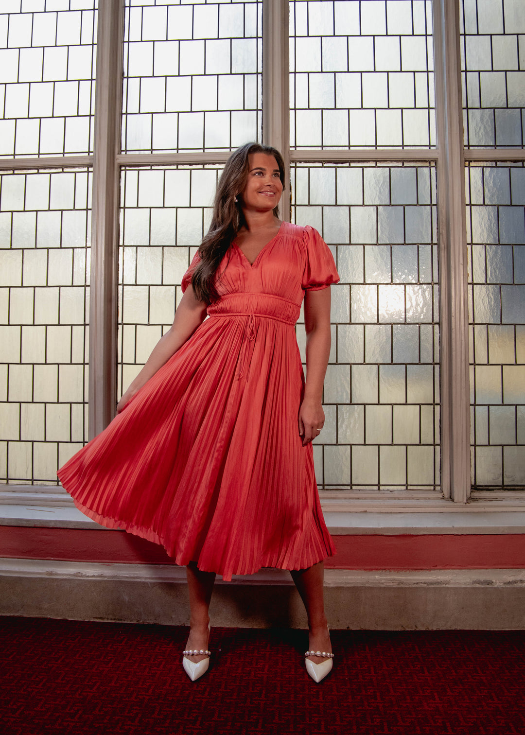 Audra Puff Sleeve Dress
