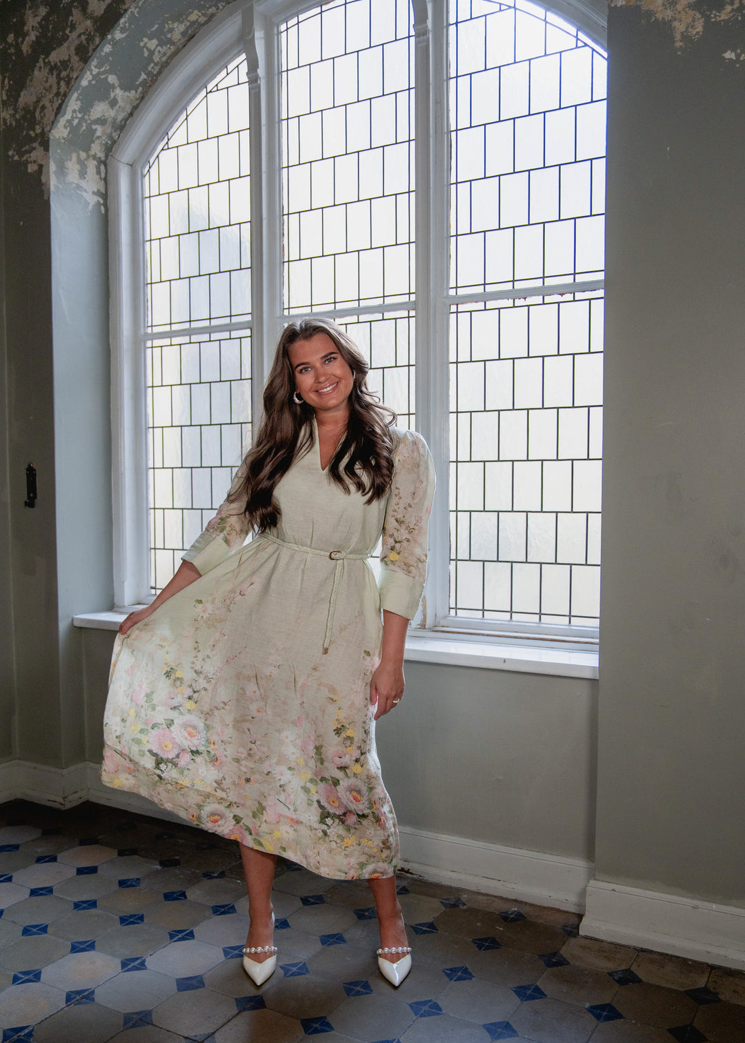 Linen Shift Dress