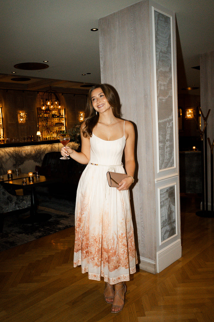 Wanderlust Corset Midi Dress