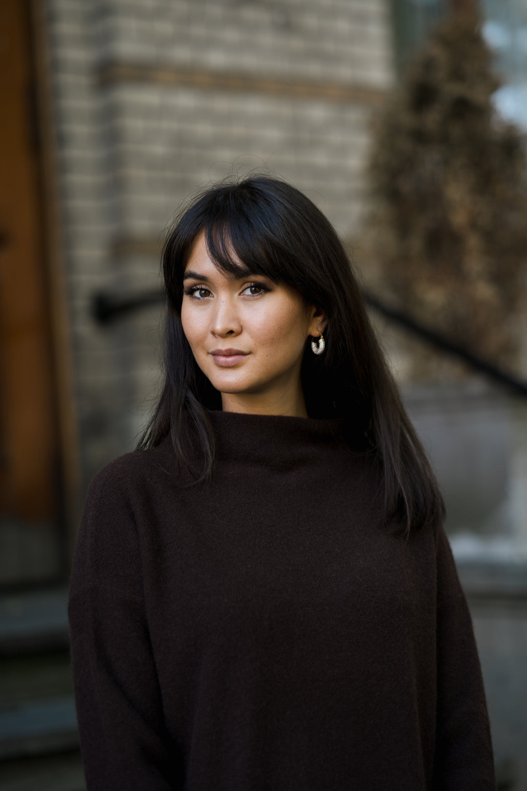 BOILED FUNNEL NK PULLOVER