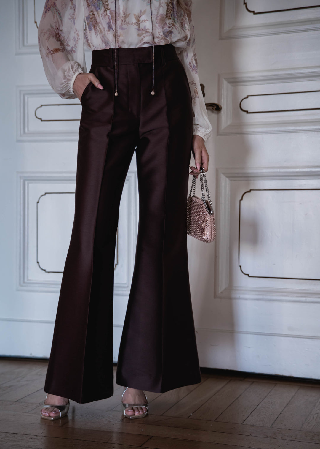 Alchemy Wool Silk Flare Pant