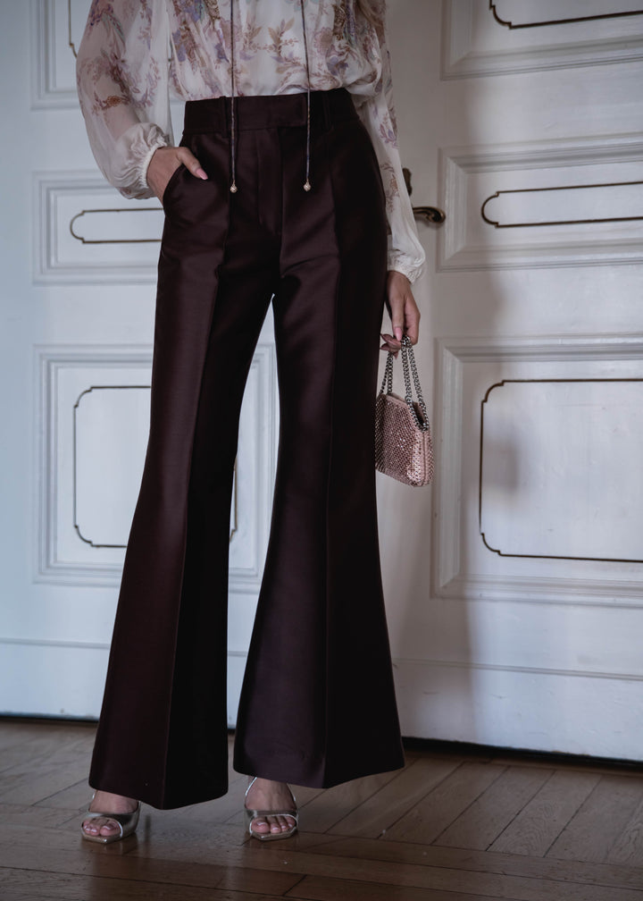 Alchemy Wool Silk Flare Pant