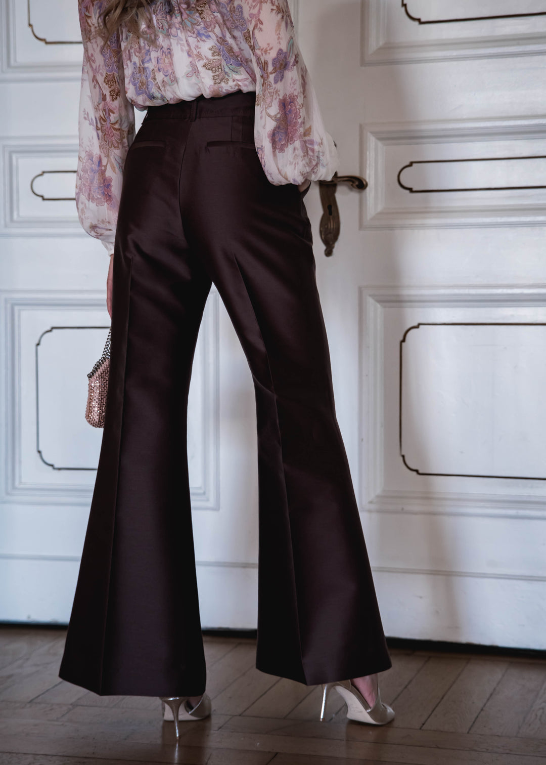 Alchemy Wool Silk Flare Pant