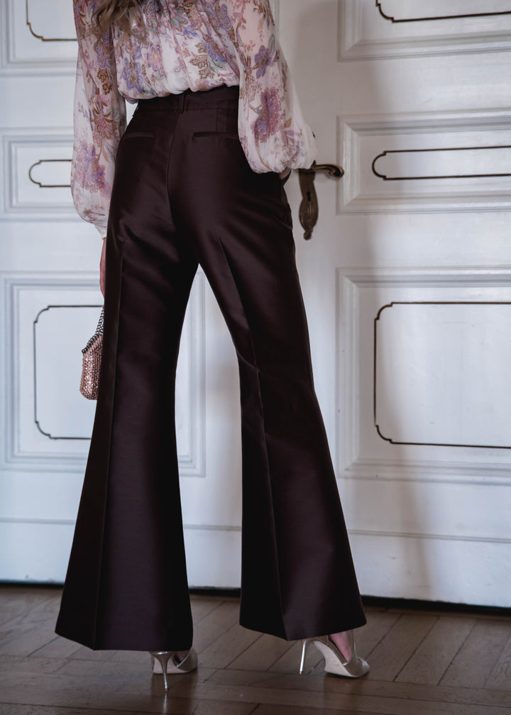 Alchemy Wool Silk Flare Pant