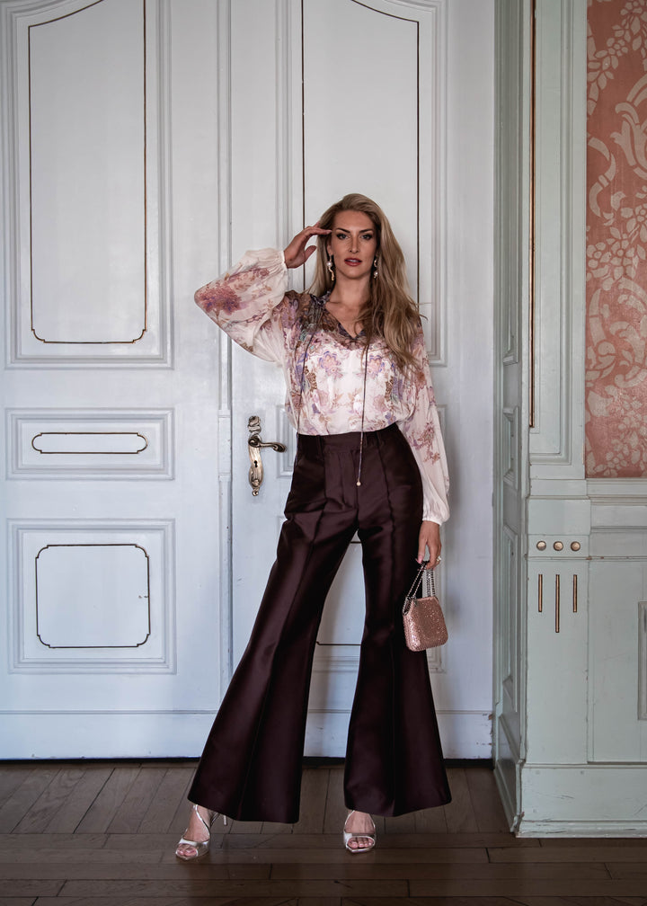 Alchemy Wool Silk Flare Pant