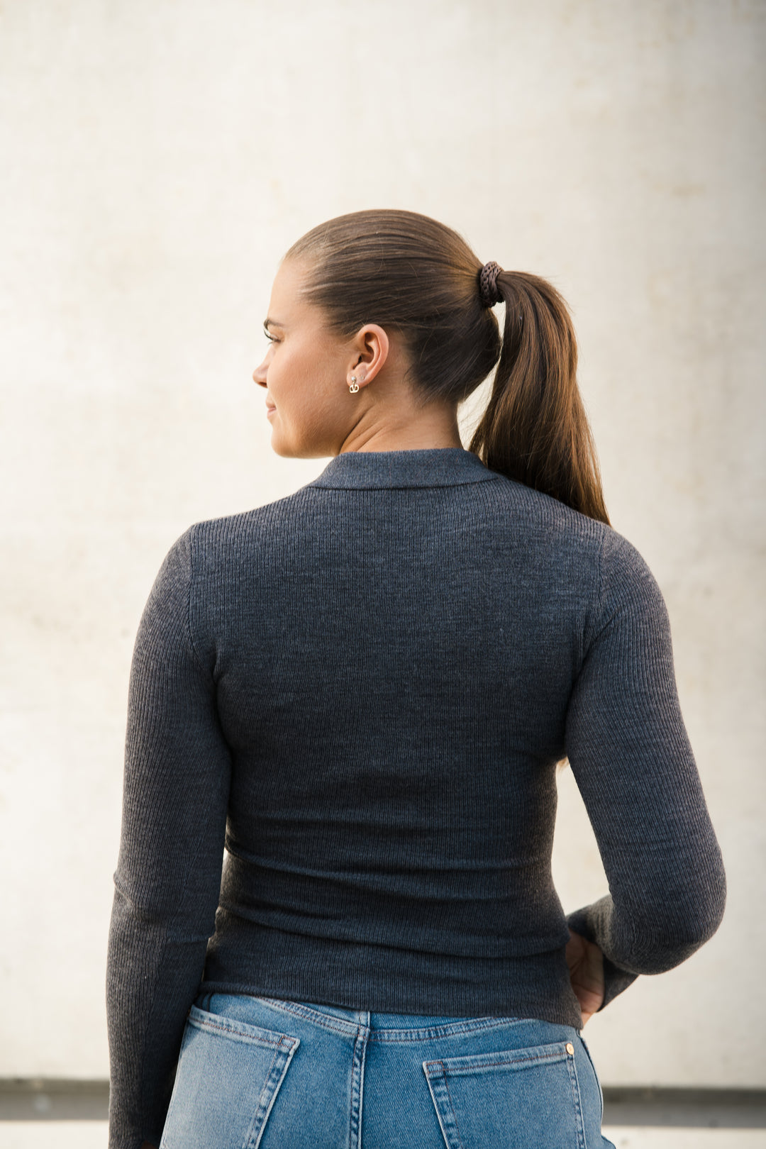 Fine Merino Jacquard Polo