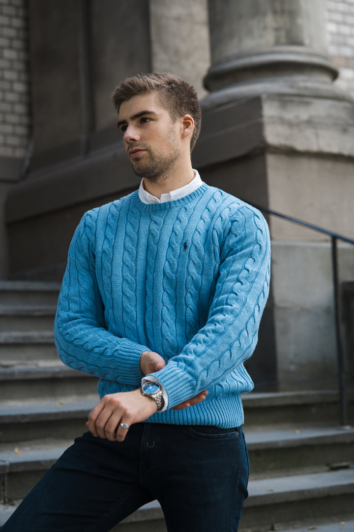 POLO RALPH LAUREN Cable-Knit Cotton Jumper