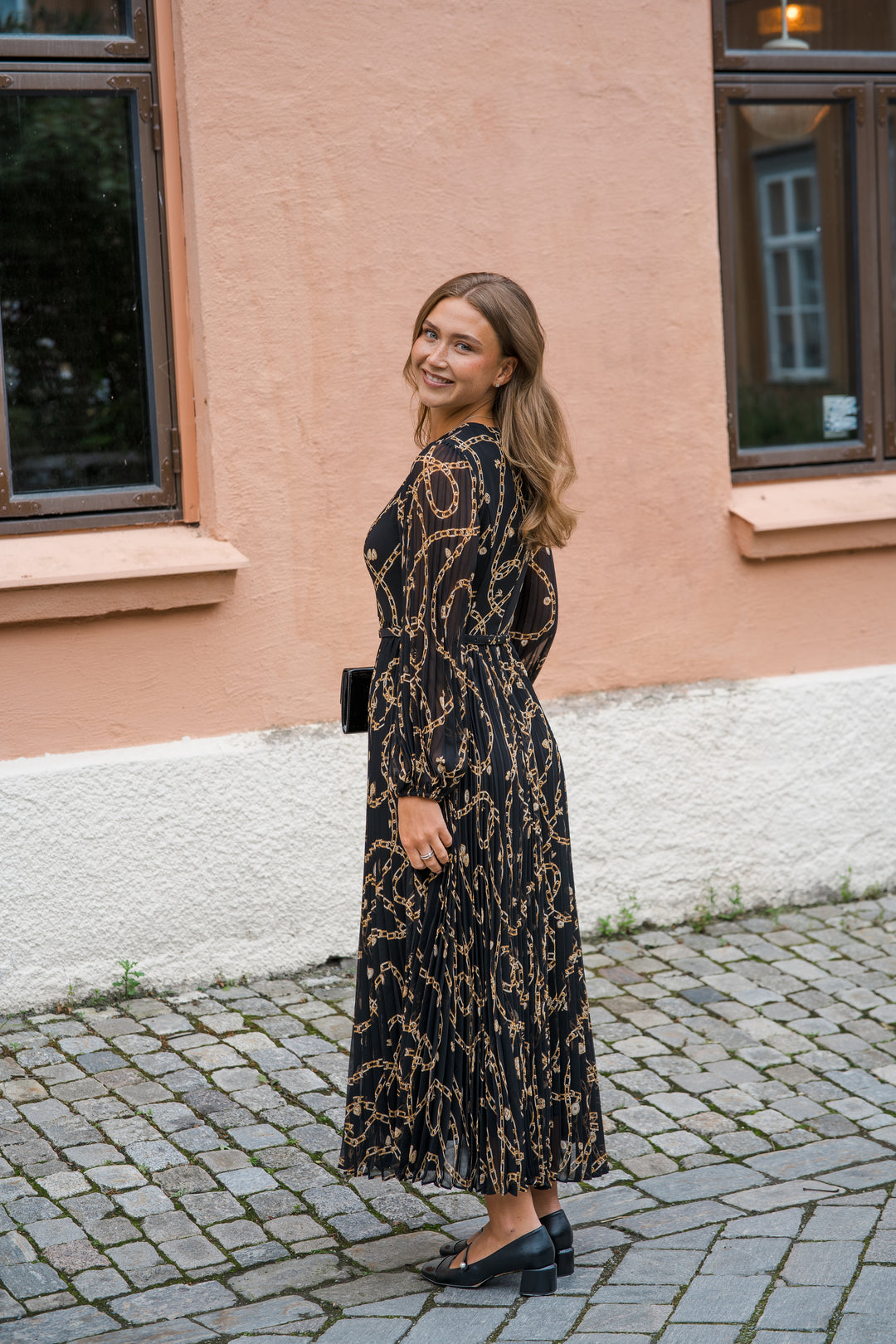 Sunray Long Sleeve Dress