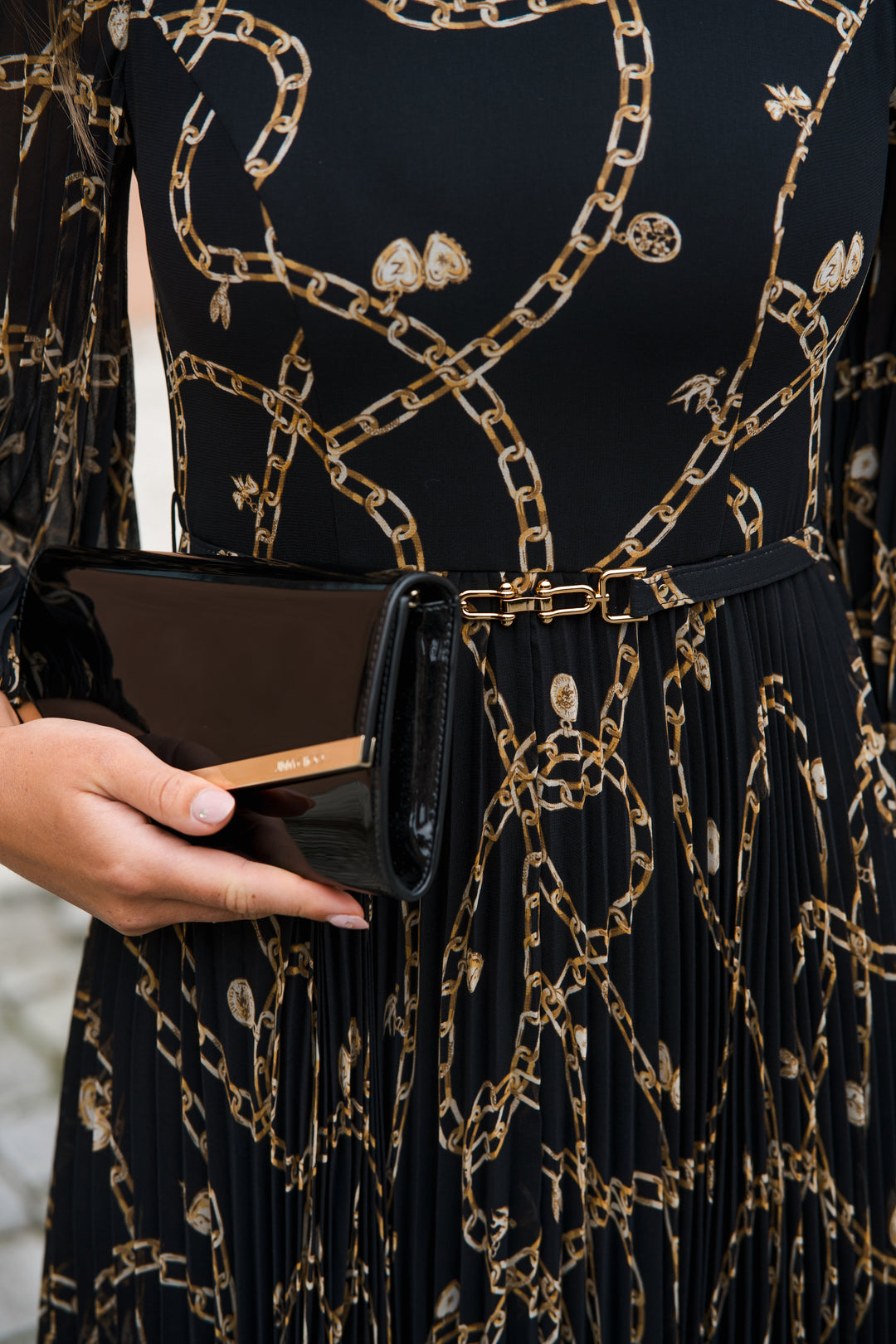 Sunray Long Sleeve Dress