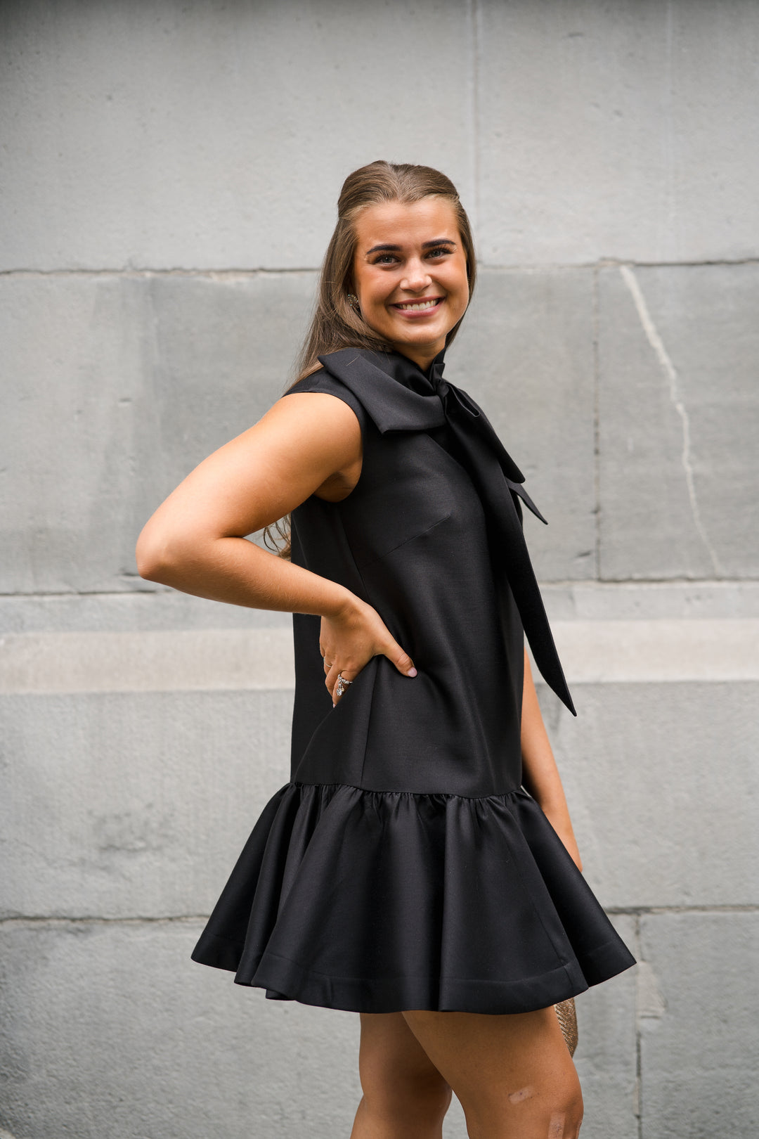 Hypnotic Bow Mini Dress