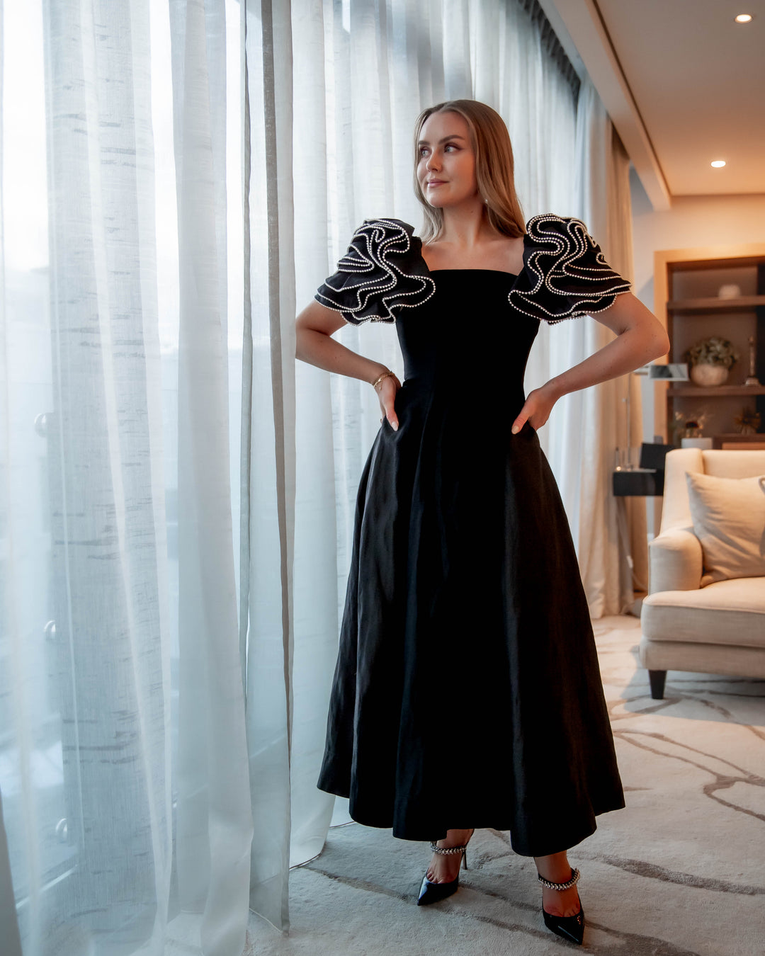 aje twyla midi dress New to the wardrobe the AJE Twyla midi dress