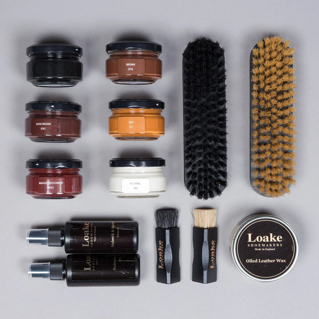 Leather Valet Box Dark Brown