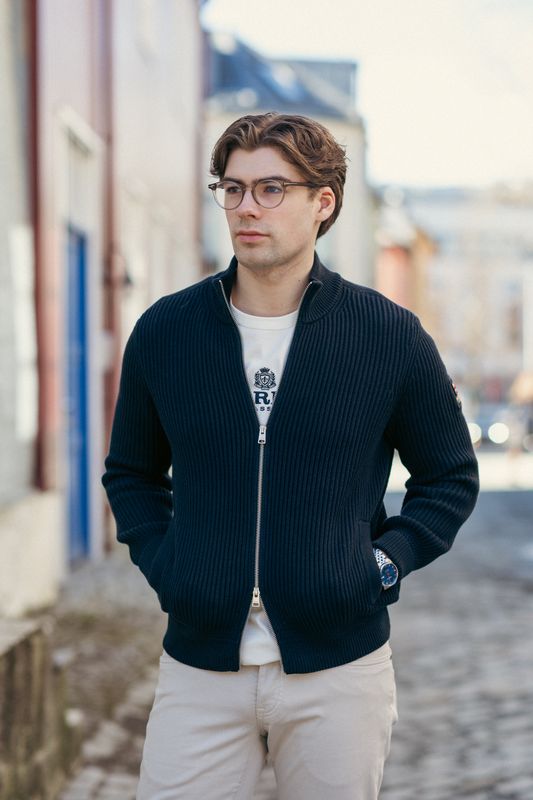 Brenton Zip Cardigan