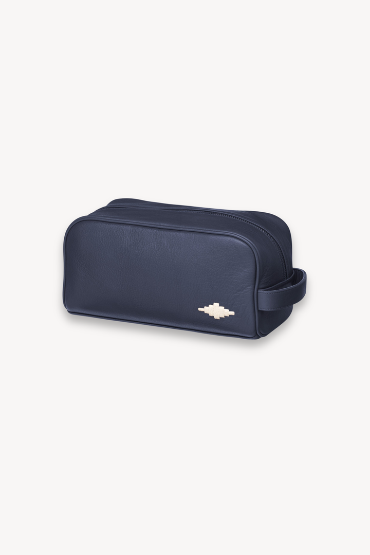 PAMPEANO Hombre Washbag - Navy Leather