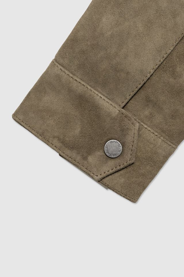 SUEDE ZIP JACKET