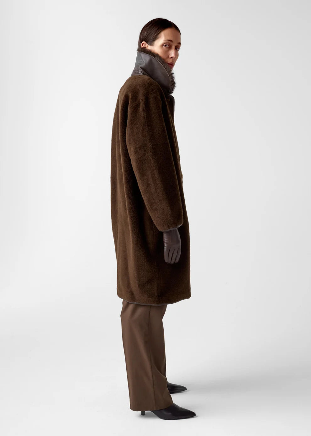 Elda lamb fur coat