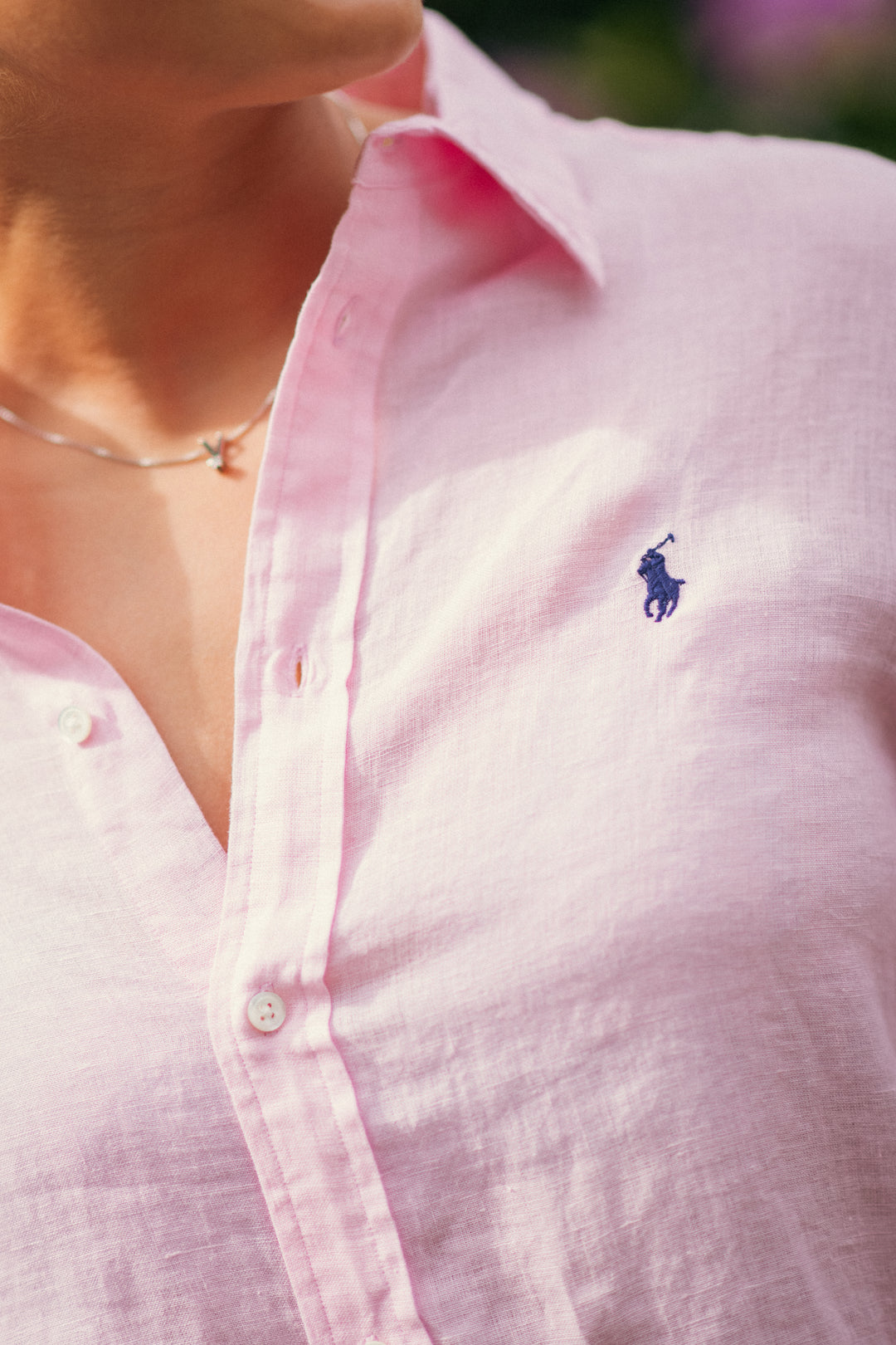 Classic-Long Sleeve-Button Front Shirt