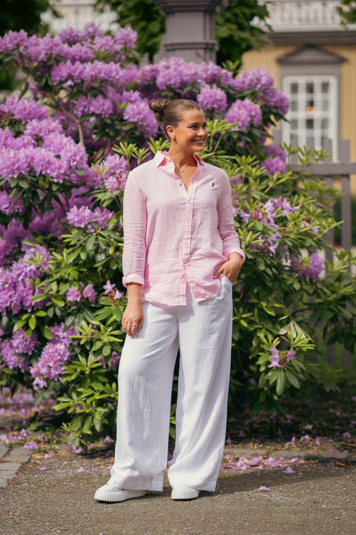 Classic-Long Sleeve-Button Front Shirt