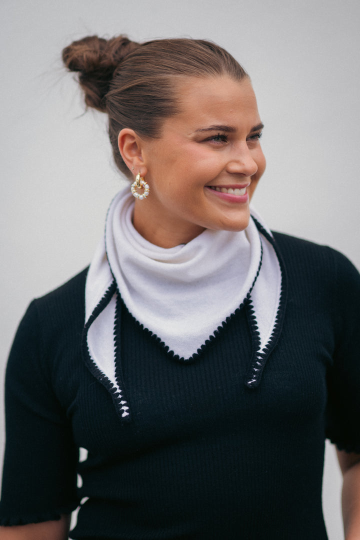 Mina Stitched Merino Scarf