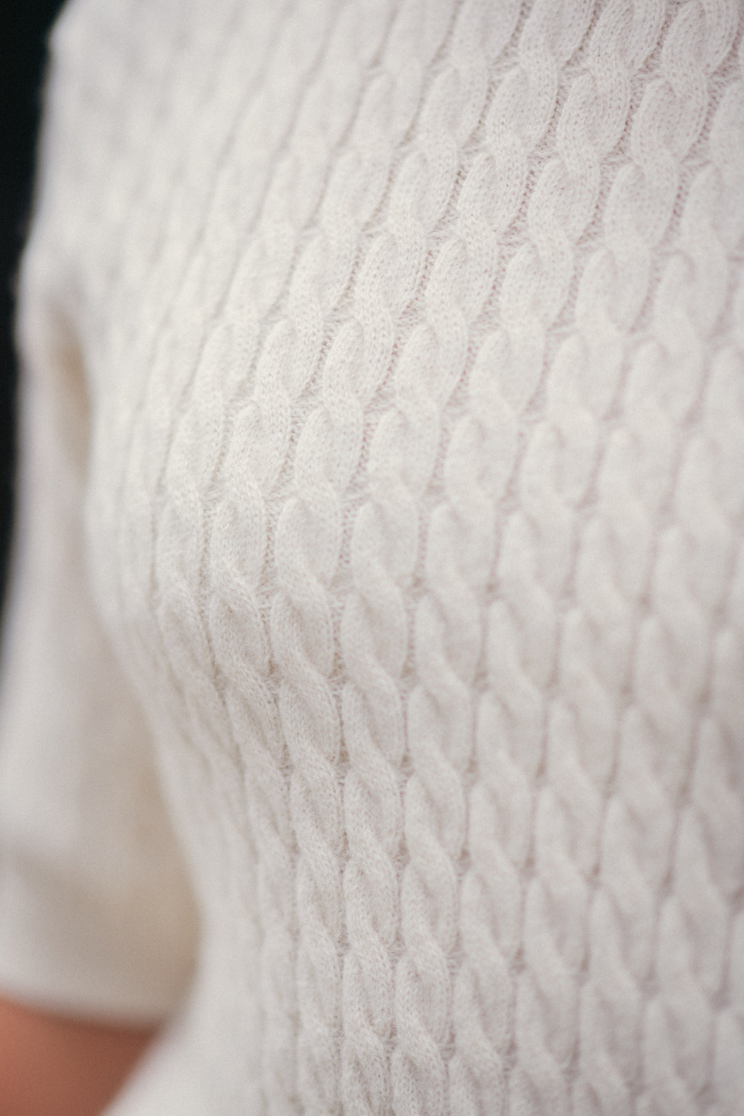 Lucie cable alpaca cash knit