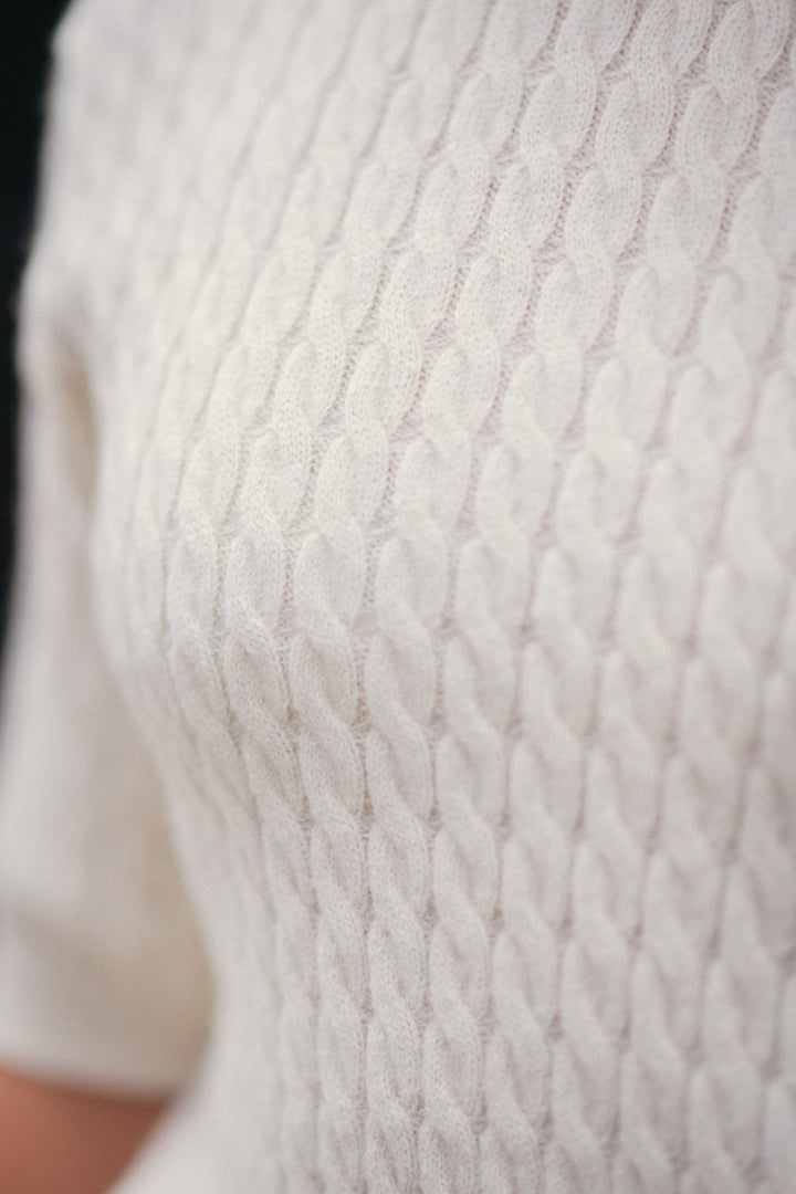 Lucie cable alpaca cash knit