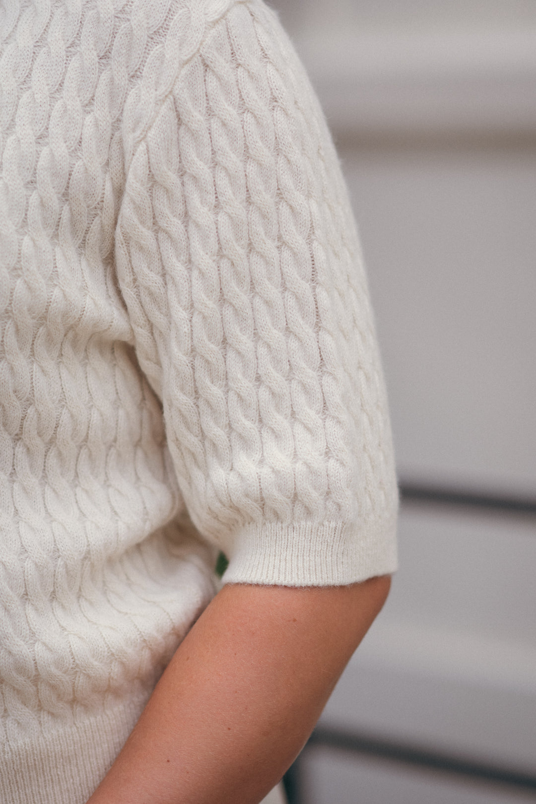 Lucie cable alpaca cash knit