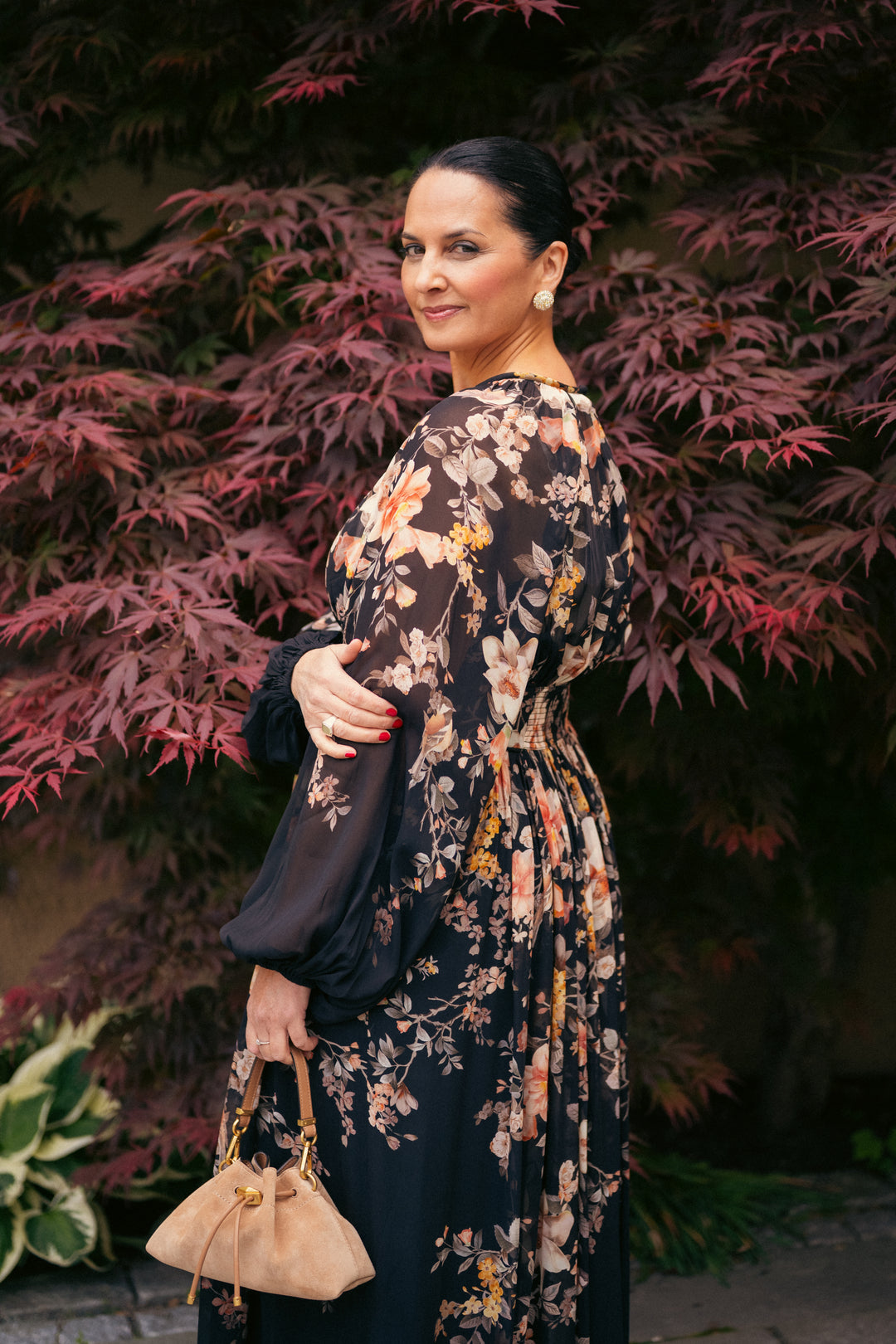 Carousel Billow Maxi Dress