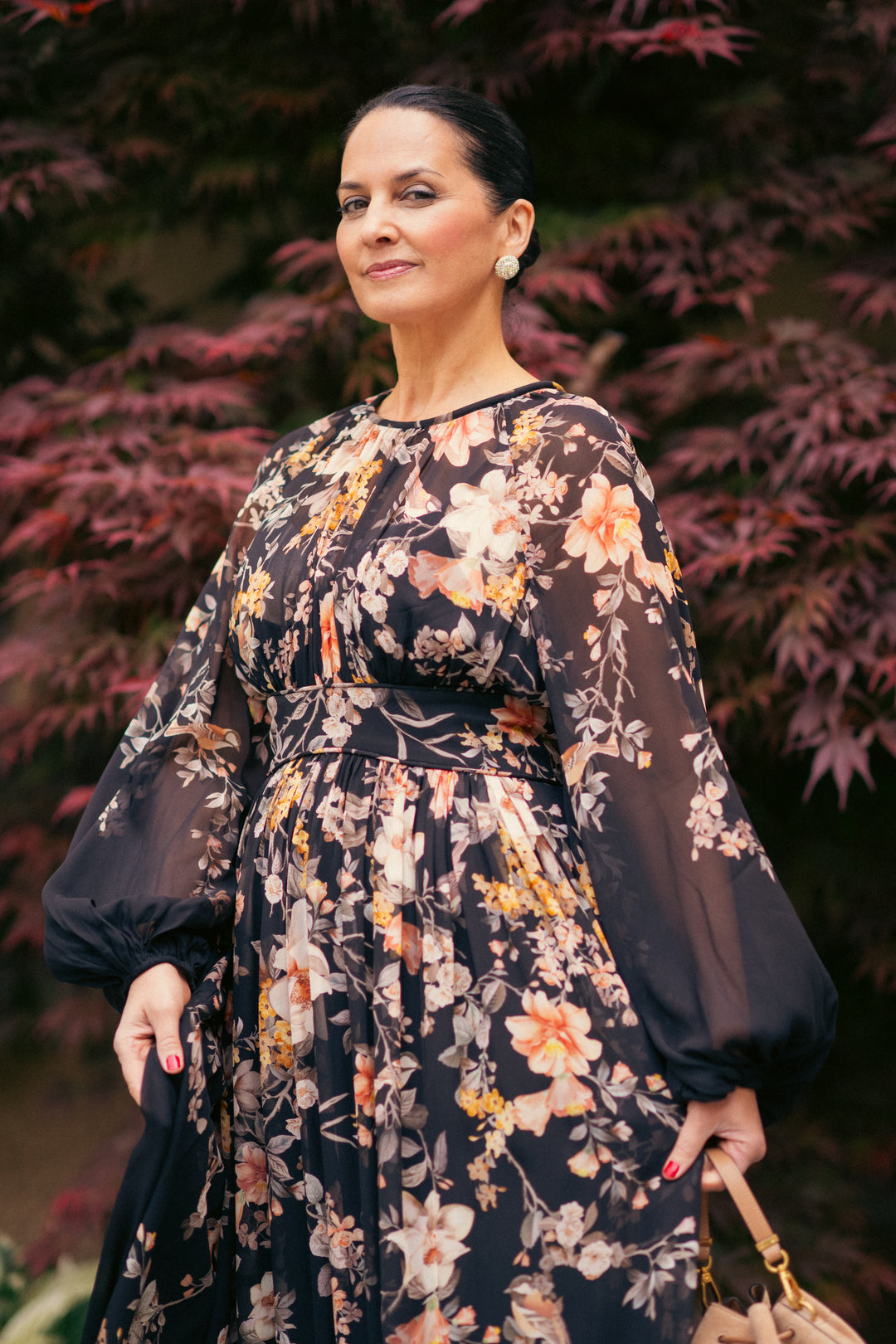 Carousel Billow Maxi Dress