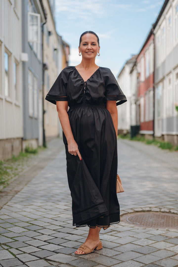 Fiola poplin dress