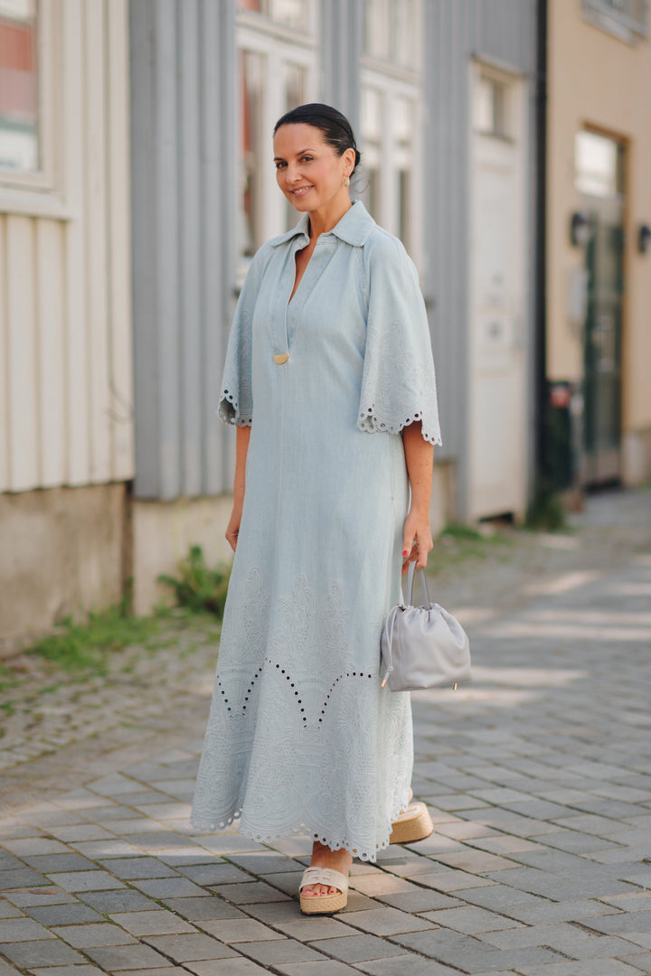 Daylight Denim Midi Dress