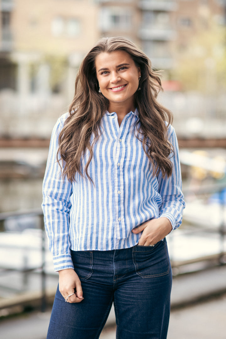 N WD CRP ST-LONG SLEEVE-BUTTON FRONT SHIRT