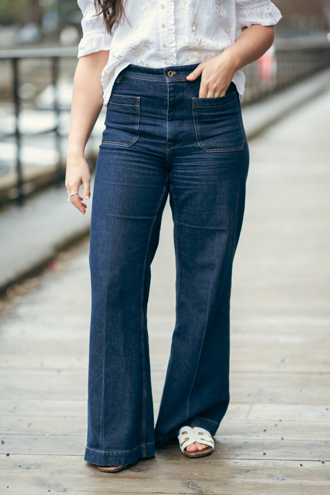 Woven-Flare-Pants