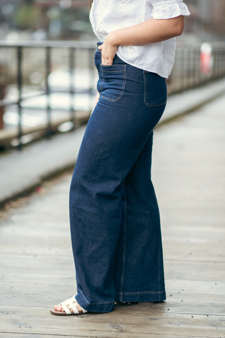 Woven-Flare-Pants