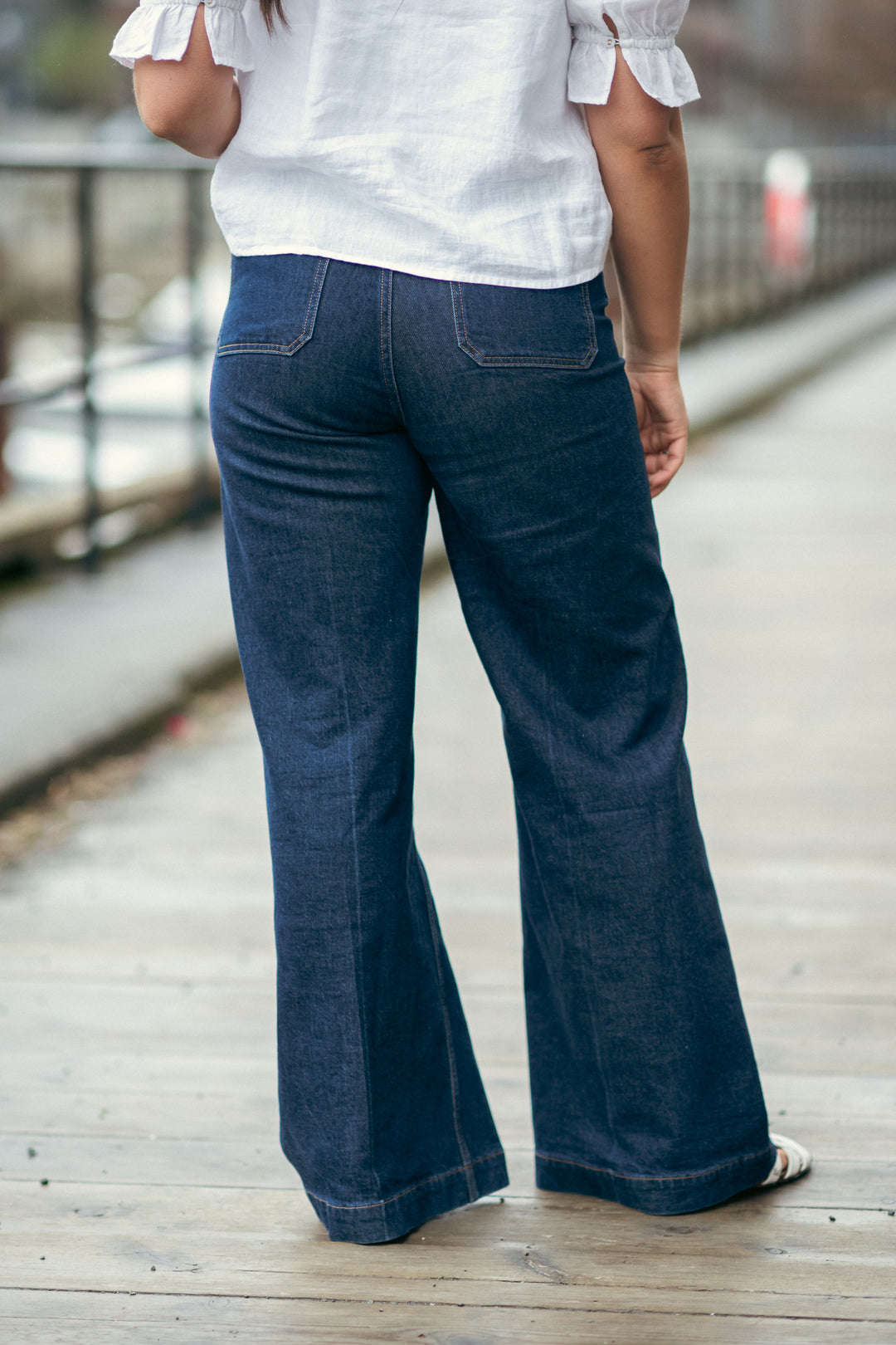 Woven-Flare-Pants