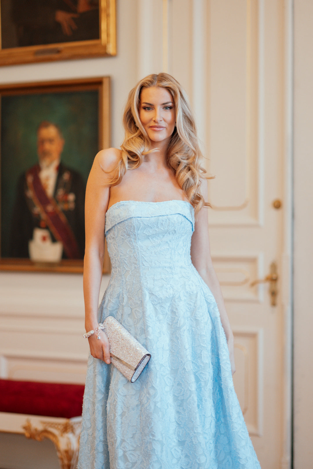 VALERIA JACQUARD MIDI DRESS