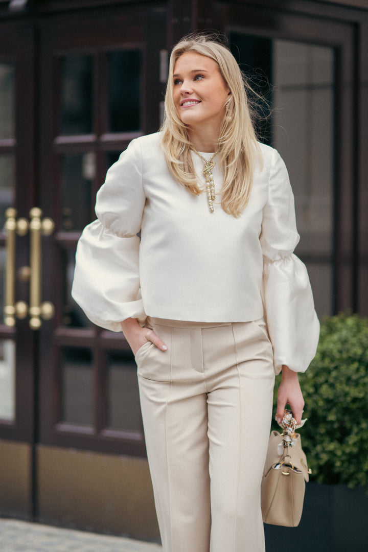 Cia Double Pouf Sleeve blouse