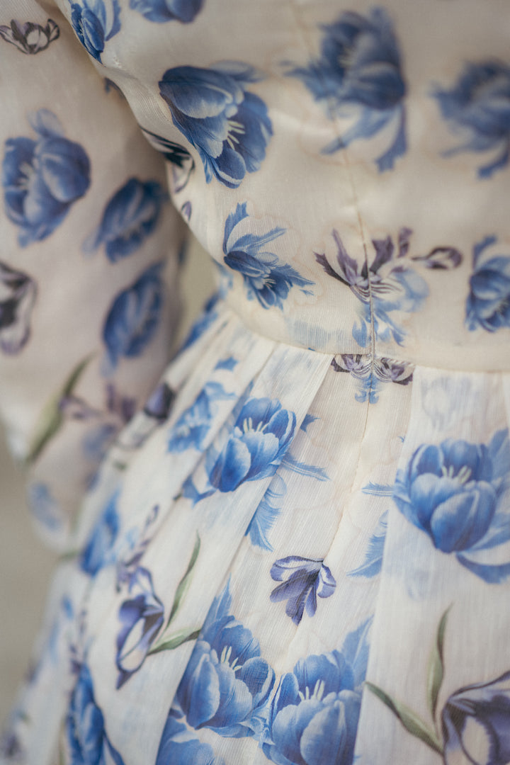Leoni Silk Blend Mini Dress