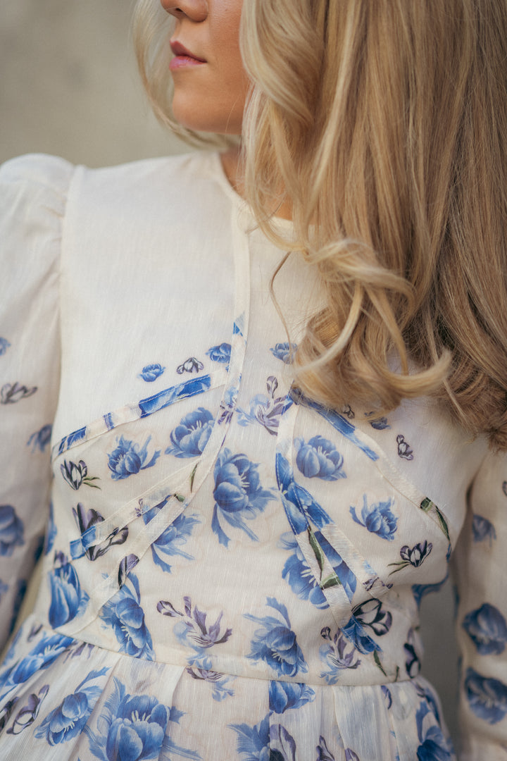 Leoni Silk Blend Mini Dress