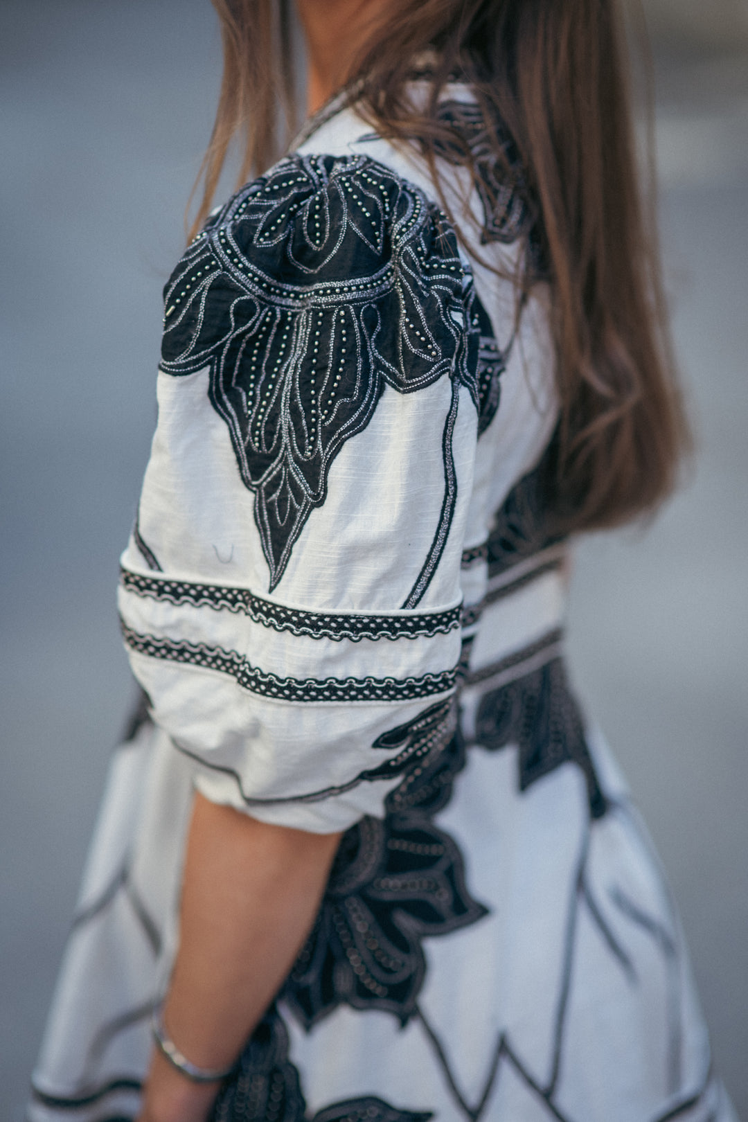 PETAL WHISPERS  DRESS