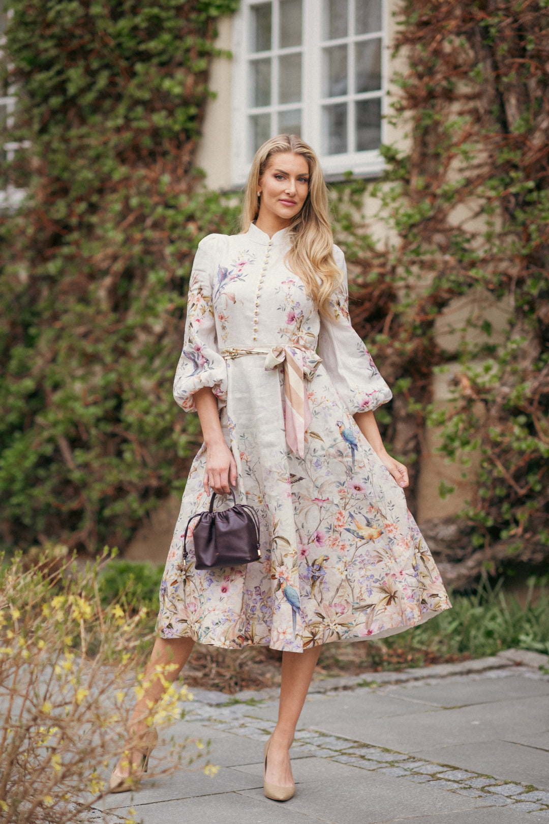 Rebellion Button Midi Dress