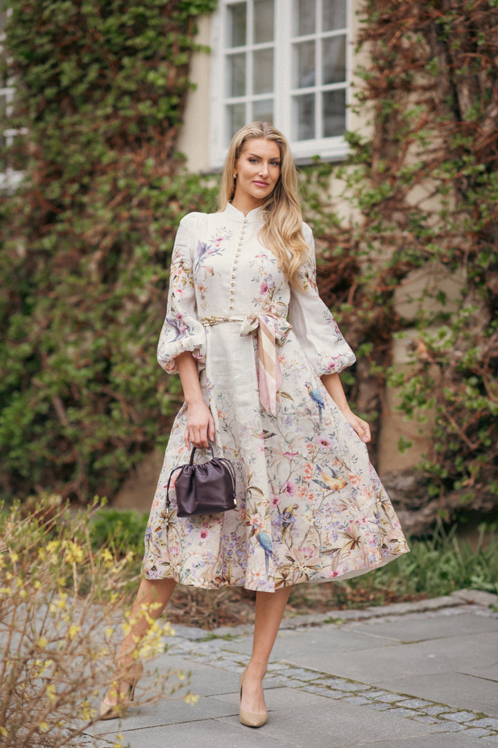 Rebellion Button Midi Dress