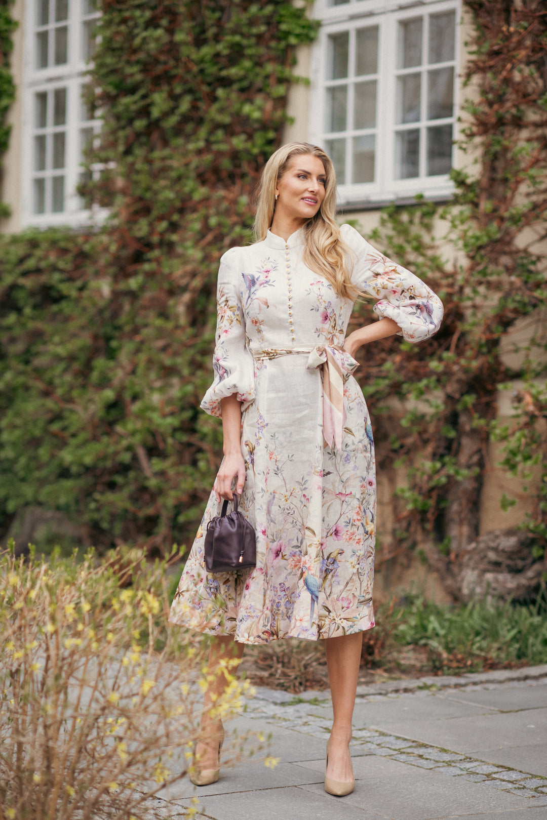 Rebellion Button Midi Dress