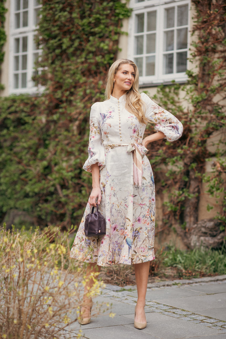 Rebellion Button Midi Dress