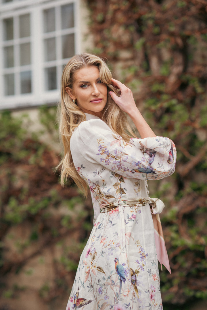 Rebellion Button Midi Dress